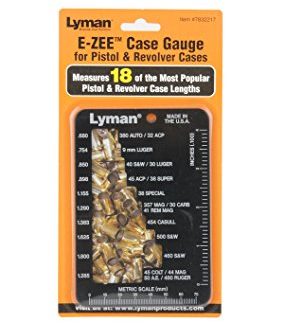Lyman E-ZEE Pistol Case Trim Gauge