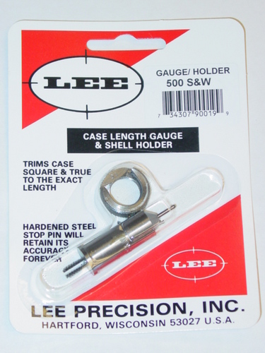 500 S&W LEE CASE LENGTH GAUGE/SHELL HOLDER