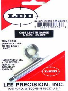 7.65 MAUSER LEE CASE LENGTH GAUGE/SHELL HOLDER