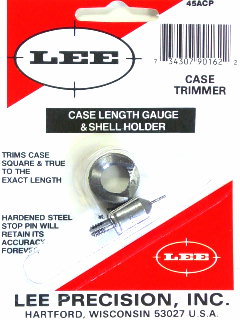45 ACP LEE CASE LENGTH GAUGE/SHELL HOLDER