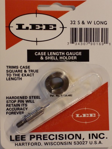 32 S&W LNG LEE CASE LENGTH GAUGE/SHELL HOLDER