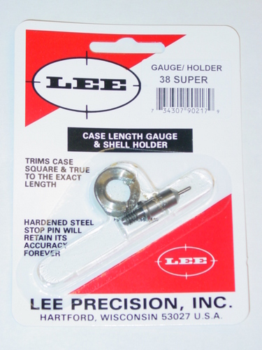 38 SUPER LEE CASE LENGTH GAUGE/SHELL HOLDER