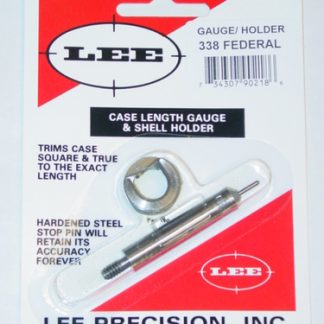 338 FED LEE CASE LENGTH GAUGE/SHELL HOLDER
