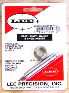 35 WHELEN LEE CASE LENGTH GAUGE/SHELL HOLDER