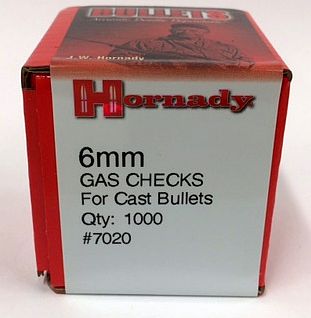 Hornady 6mm Gas Checks 1000 count