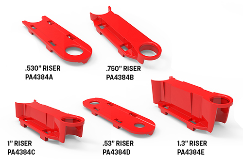 LEE APP MOLDED PARTS RISERS
