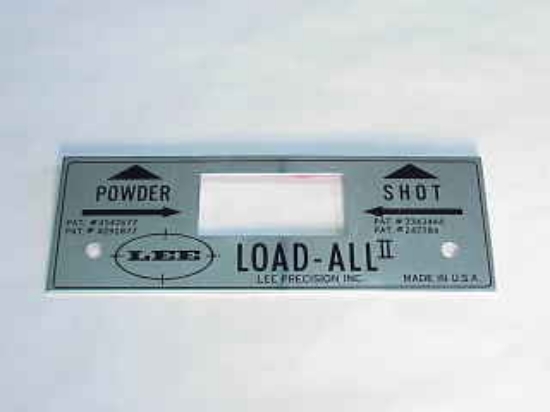 LEE LOAD ALL NAME PLATE