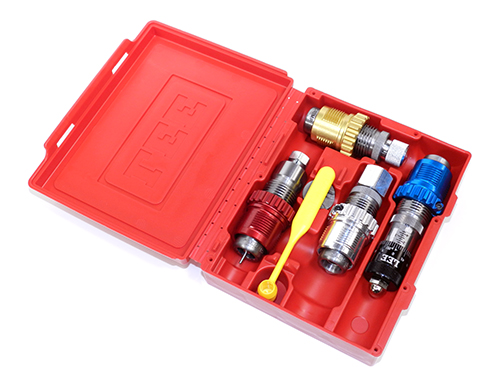 LEE BREECH LOCK CARBIDE MICROMETER 4-DIE SET 45 ACP